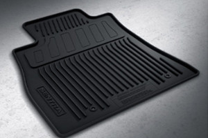 Image of All-Season Floor Mats (Rubber / 4-piece / Black) image for your 2015 Nissan Sentra   